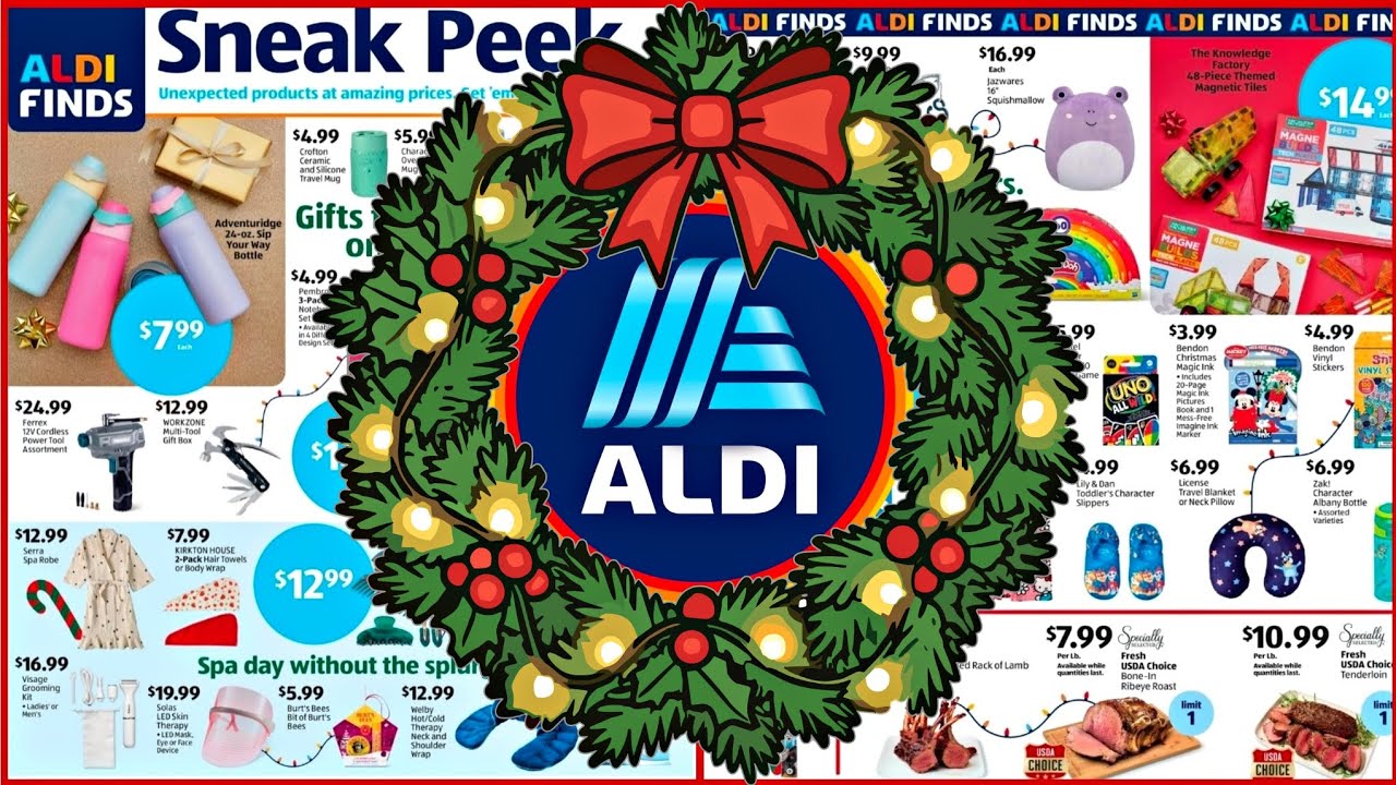 ПРЕДВАРИТЕЛЬНЫЙ ВЗГЛЯД НА РЕКЛАМУ ALDI 10.12.2025 - 16.12.2025
