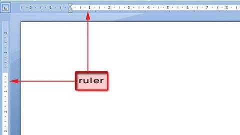 Microsoft word show or hide ruler Bar 2021