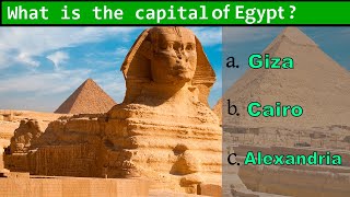 Find The Capitals Of The World - Difficult Level !