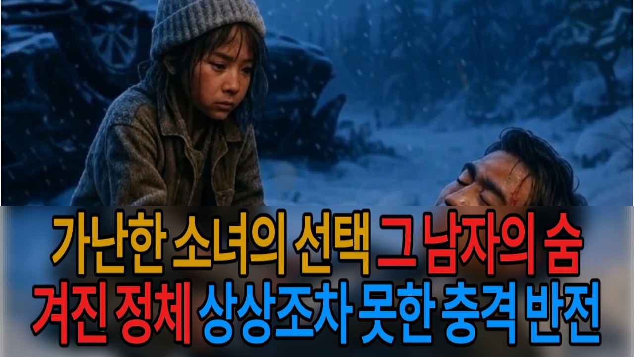 충격! 가난한 소녀가 살린 남자의 진짜 정체, 상상조차 못할 반전!
