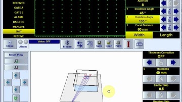 ISONIC 2009: 3D-Scan L / Matrix Array Probe / Controlling Type of Wave, Incidence angle, Azimuth