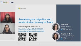 Accelerate your Migration and Modernization Journey to Azure | CONLL105