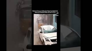 Nature's Fury or AI Illusion? 🥶 Huge Ice Storm! #shorts #ytshorts #trending