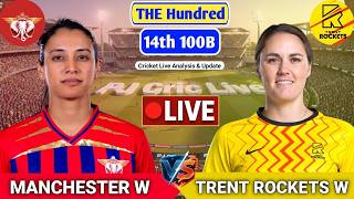 Manchesters Vs Trent Rockets Women Match | Live Score Analysis & Discussion | The Hundred Cricket screenshot 1