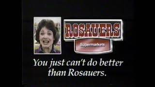 1985 Rosauers SuperMarkets Spokane "Here you can see freshness" Local TV Commercial