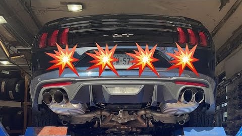 2021 Mustang GT 5.0 | Mid Muffler (resonator) Delete w/ Stock Mufflers🔥