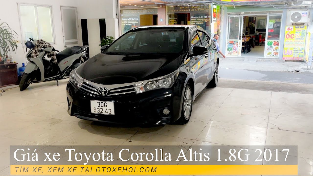 Toyota Corolla Altis 2017 giá lăn bánh bao nhiêu