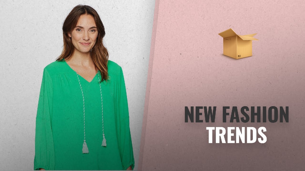 Featured Fashion Collection: Fall’s Bold Brights: Chaus Women's 3/4 SLV V-Neck Blouse, Gallery