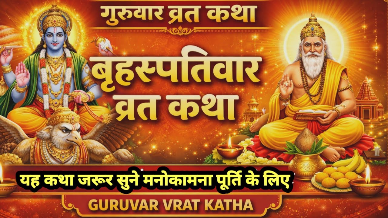 Guruvar Vrat Katha | बृहस्पतिवार व्रत कथा | guruvar ki katha | brihaspati Dev Ki Katha