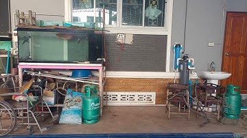 ฺBoy ราชบุรี - งานขนย้ายตู้ปลา 60 กรองบน 2 ชั้น 1 ชุดภายในบ้านพร้อมเชื่อมระบบ O4FS Set 1