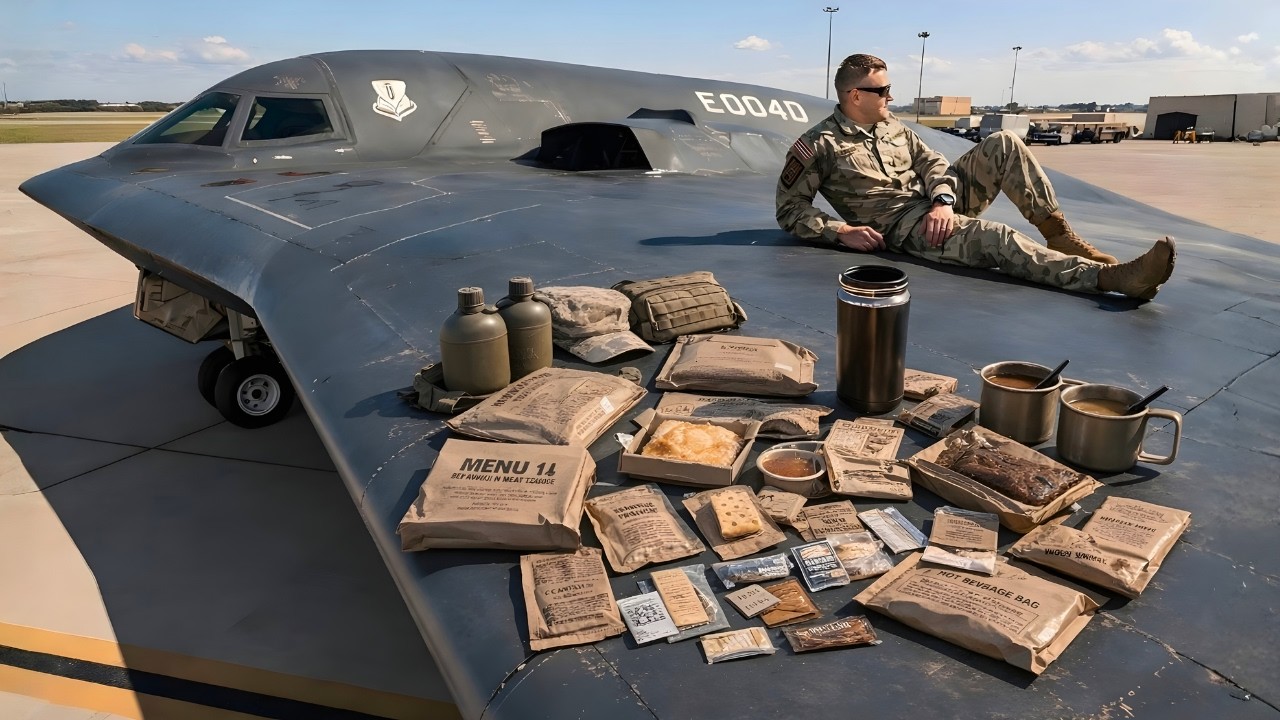 Cómo Comen los Pilotos del B-2 Spirit en Misiones de 30 Horas