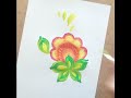 Мастер класс по петриковской росписи. Цветок. Drawing lessons. Folk hand-painted. Draw flower