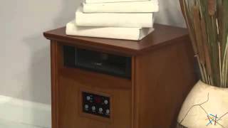 LifeSmart Six Element Infrared Heater - Oak - Product Review Video