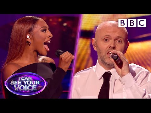 Alexandra Burke SHOOK by her duet partner's voice 🎤 I Can See Your Voice - BBC