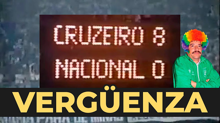 CRUZEIRO 8 NACIONAL 0 - La mayor VERGÜENZA en la HISTORIA DE NACIONAL