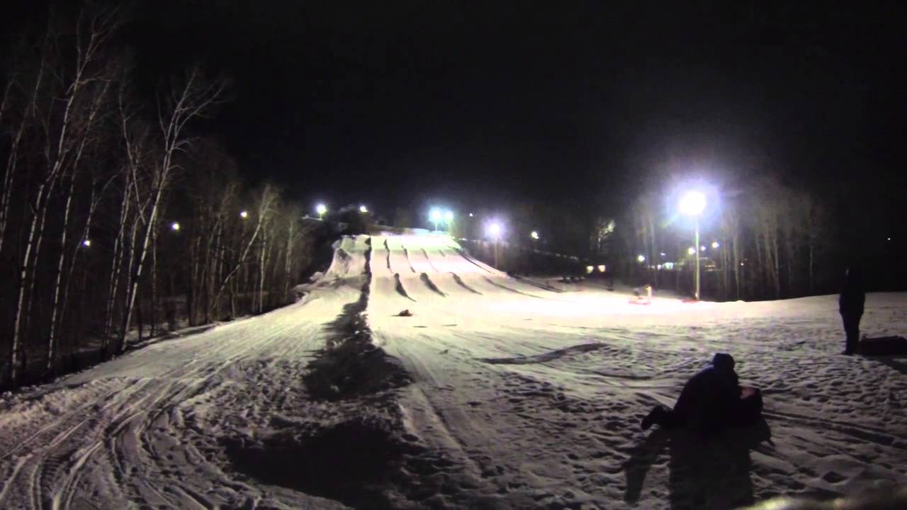 December 2014 Detroit Mountain Sled hill. YouTube
