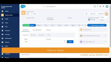 Clone Opportunities in Salesforce Lightning