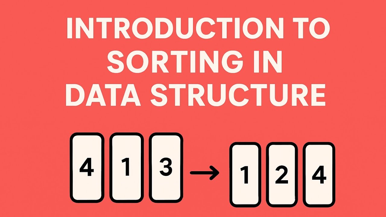 Introduction to Sorting in Data Structure | Algorithm, Example & Time ...