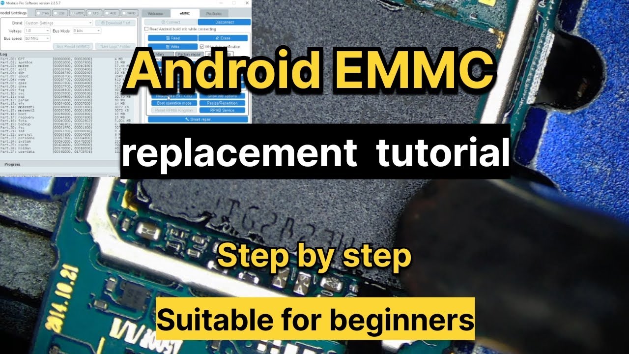 Step-by-Step Android eMMC (Internal Storage) Replacement — Diagnose ...