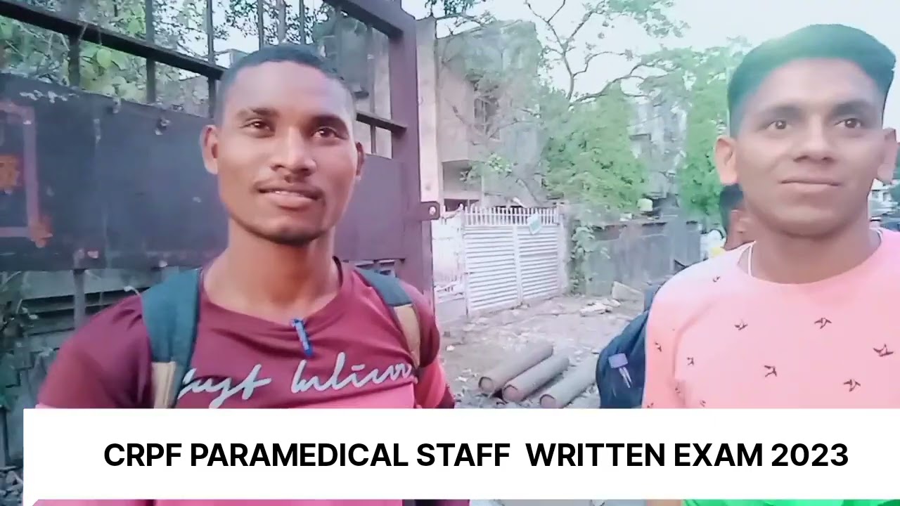 CRPF PARAMEDICAL STAFF WRITTEN EXAM / 1st shift Review / 27 march question paper /