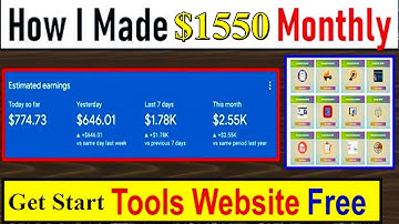 How i Made $1550 with a Free Scripted Tool Website | fully automatic earning website | Start Earning