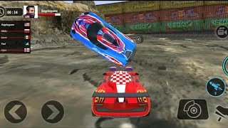 Impossible Car Tracks 3D - Demolition Mode - Super Red Car Driving Simulator - Android Gameplay screenshot 5