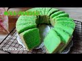 RESEP BOLU PANDAN SANTAN 4 TELUR SUPER LEMBUT | Bolu Pandan Jadul