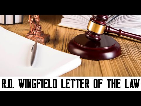 BBC RADIO DRAMA RD Wingfield Letter of the Law