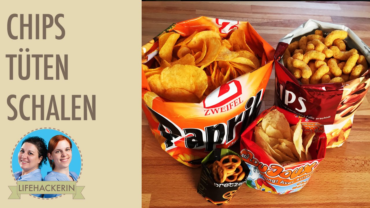 Chipsschalen Chips in der Tüte Party Lifehack YouTube