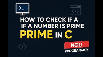 How to check does number is prime or not using C program