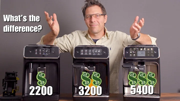 Philips Superautomatic Coffee Machine 2200 vs 3200 vs 5400