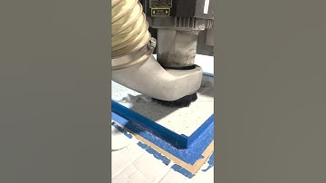 Righty/Lefty Dental Handpiece Cutouts Milled In Solid Corian With CNC Router - Dental Workstation