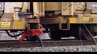 ProPublica/InvestigateTV report shows blocked train crossings forcing kids to crawl under trains