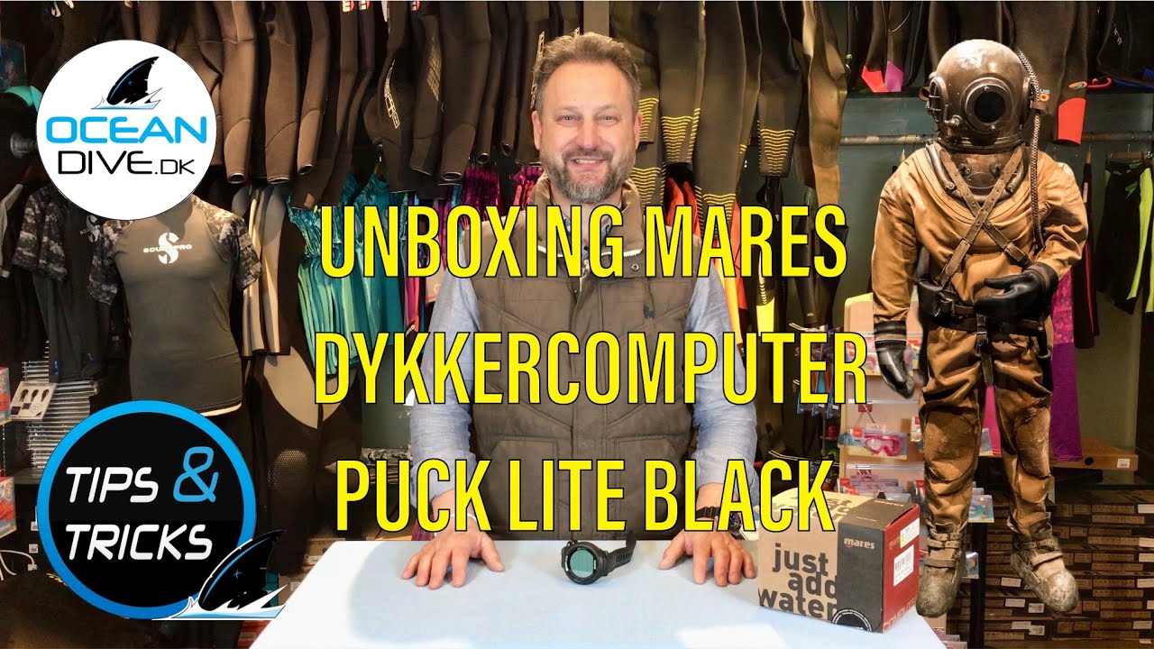 UNBOXING MARES DYKKERCOMPUTER PUCK LITE BLACK