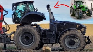 Agrotron Statt Xerion Hackschnitzel Häckseln Mit Dem Deutz-Fahr 9340 Ttv Warrior