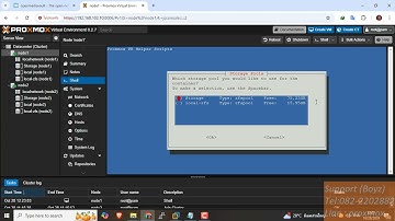 สาธิตติดตั้ง Openmediavault Container บน Proxmox VE เอาไว้ทำ Share Storage ( SMB / NFS )