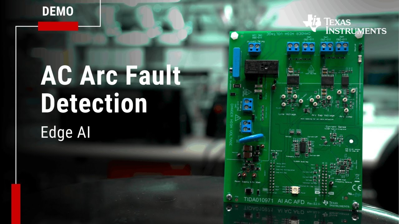 AC arc fault detection using edge AI