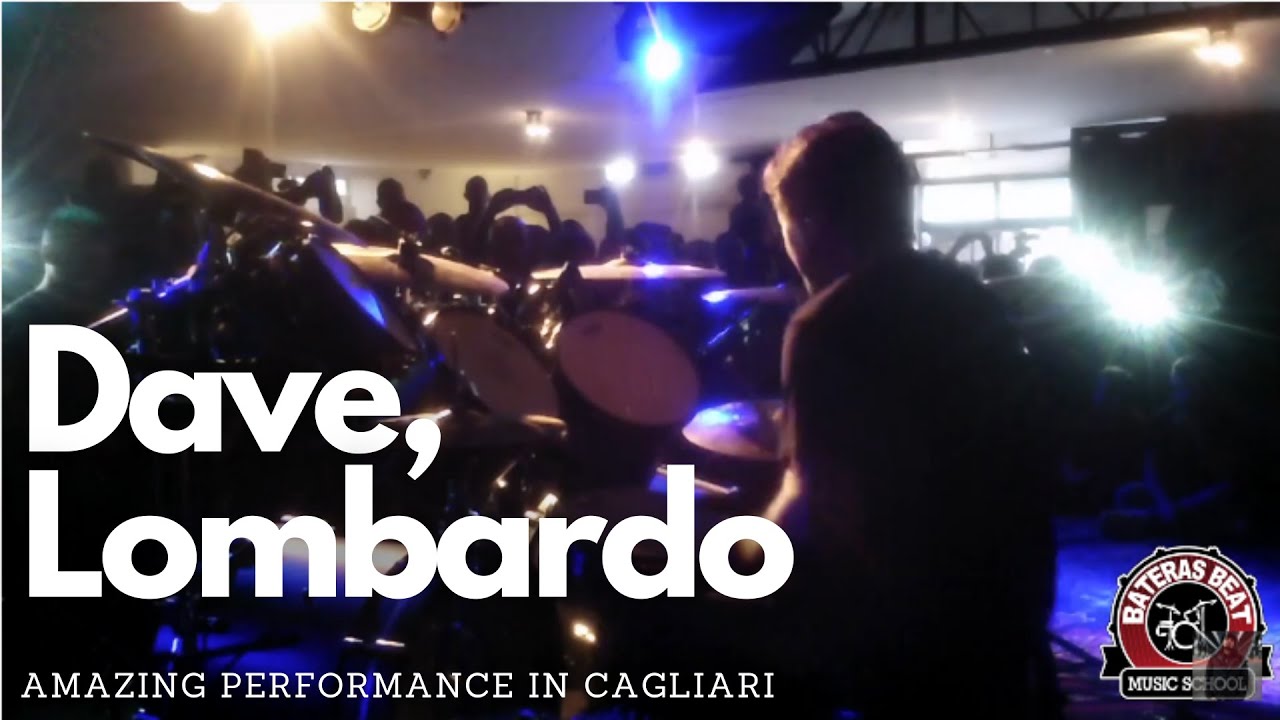 DAVE LOMBARDO - GREAT PERFORMANCE - CAGLIARI  2014