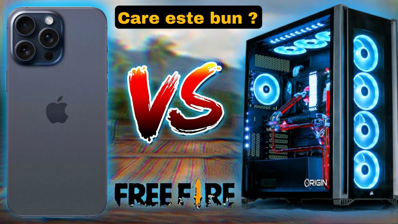 Telefon vs PC pe Free fire Ce este mai bun ?