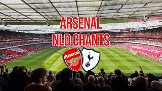 BEST ARSENAL CHANTS V SPURS | NLD | CHANT VIDEO WITH LYRICS