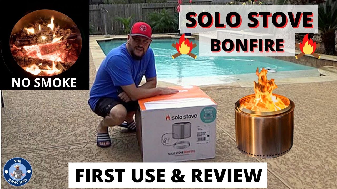 SOLO STOVE BONFIRE Unboxing & 1st burn!! IS IT WORTH IT? YouTube