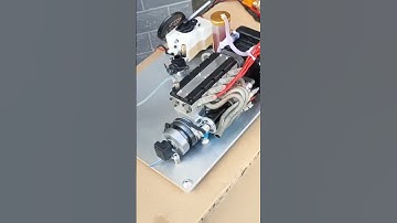 HOWIN ENGINE L4-172 17.2cc SOHC Inline Four-cylinder Four-stroke Water-cooled Nitro #enginediy