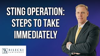 Sting Operation: Steps to Take Immediately