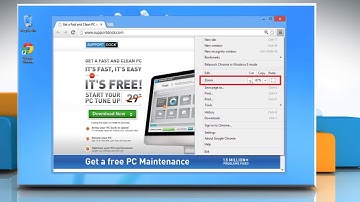 Zooming Web Pages in Google™ Chrome on Windows® 8 PC