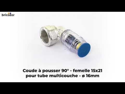 Coudes à pousser 90 ° femelles pour tube multicouches MULTITUBO