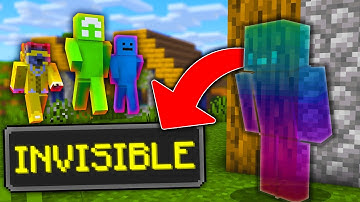 Minecraft Manhunt, But Crouching Makes You Invisible...