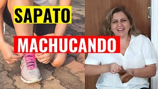 o que fazer quando o sapato machuca o calcanhar - YouTube