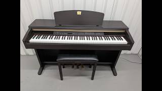 Yamaha Clavinova CLP-120 Digital Piano and stool in dark rosewood