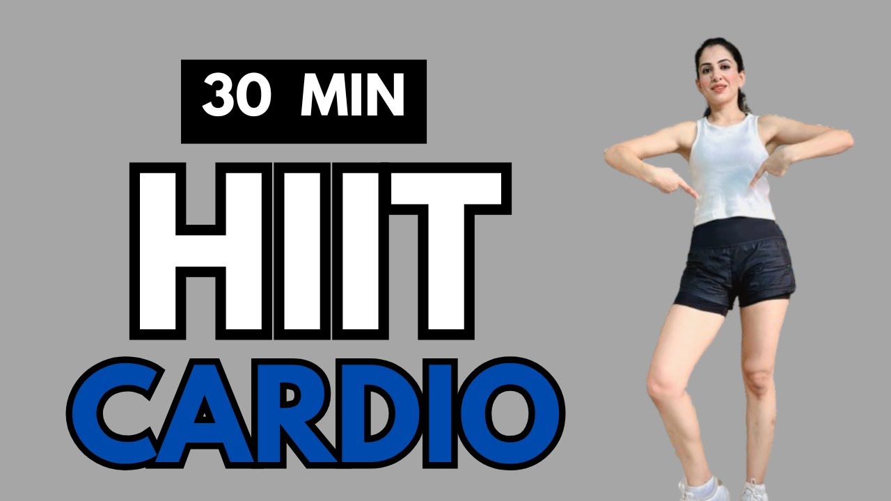 30 MIN HIIT WORKOUT At Home 🔥 | Fat Burning Full Body Cardio | No ...