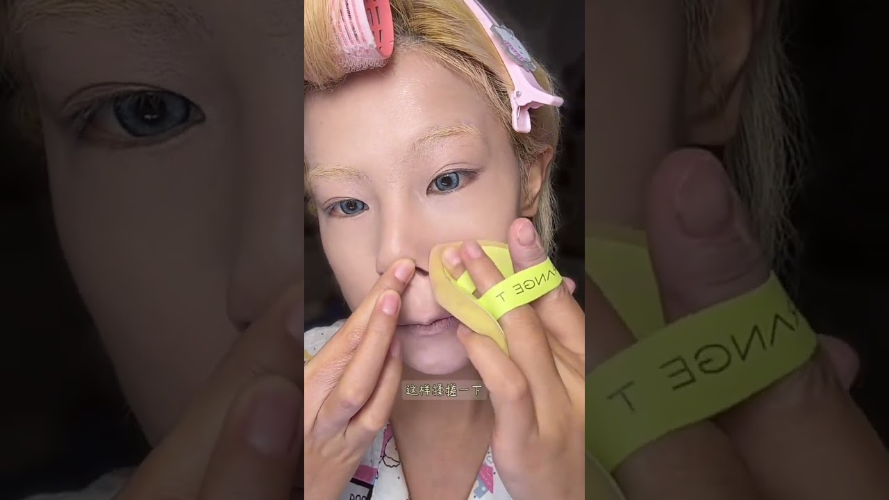 3-minute thick makeup for round and square faces (Following the practice version) It s cut